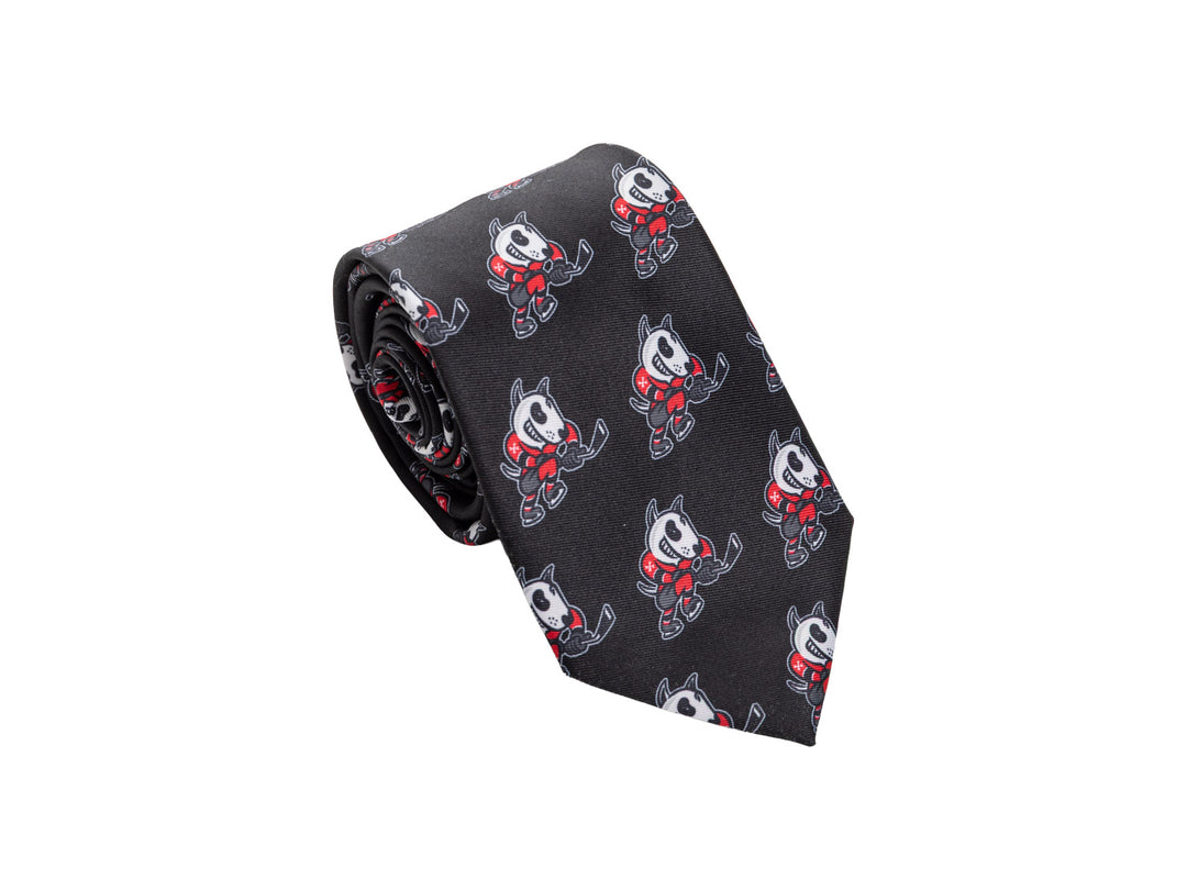 Niagara IceDogs 'Bones' Scatter Print Necktie