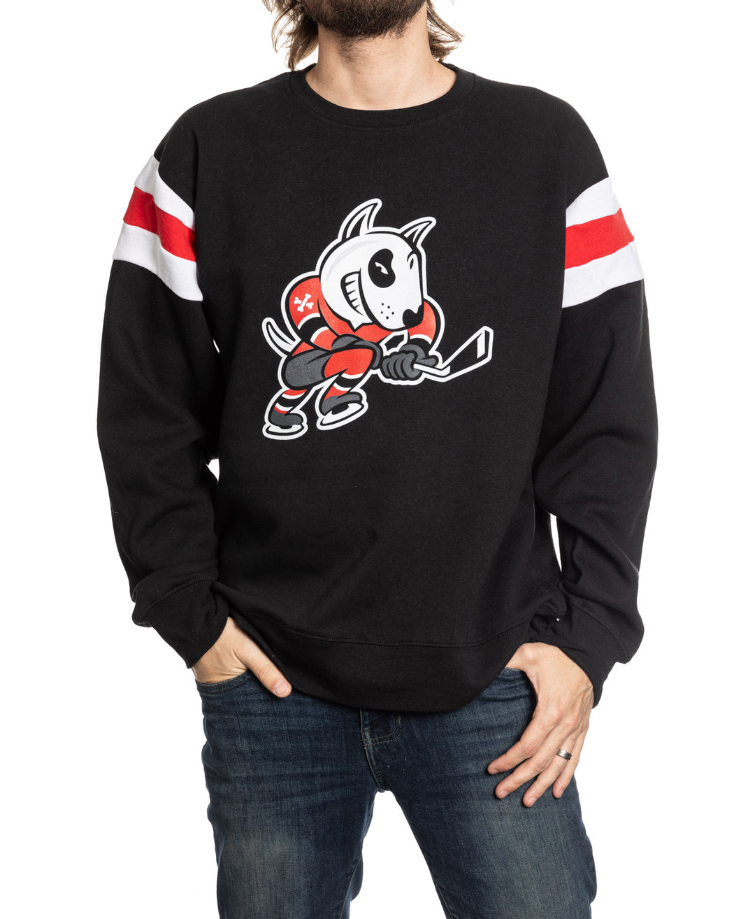 Niagara IceDogs Varsity Crewneck Sweatshirt