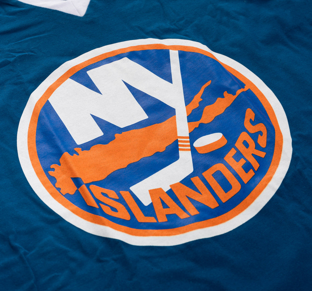 New York Islanders Women's V-Neck Varsity Long Sleeve Shirt