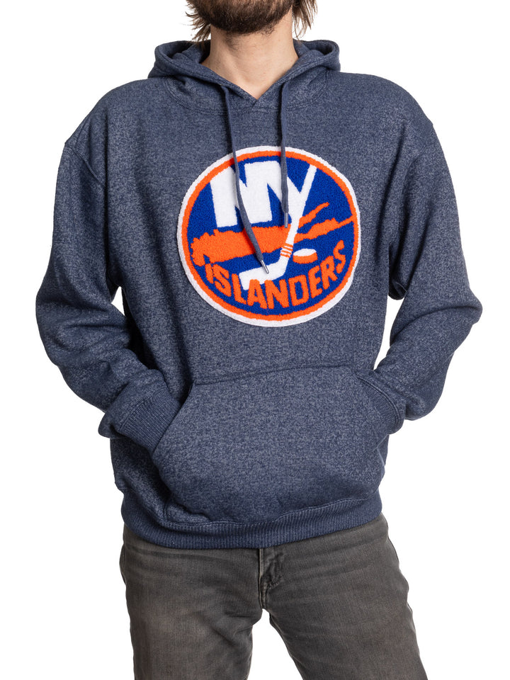 NHL New York Islanders Unisex Nantucket Hoodie with Chenille Logo Crest