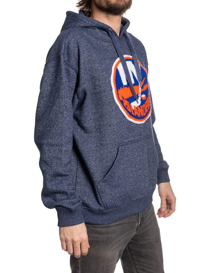 NHL New York Islanders Unisex Nantucket Hoodie with Chenille Logo Crest