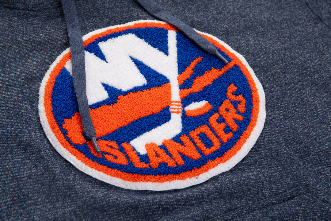 NHL New York Islanders Unisex Nantucket Hoodie with Chenille Logo Crest