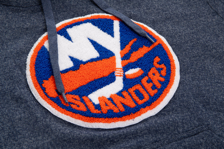 NHL New York Islanders Unisex Nantucket Hoodie with Chenille Logo Crest