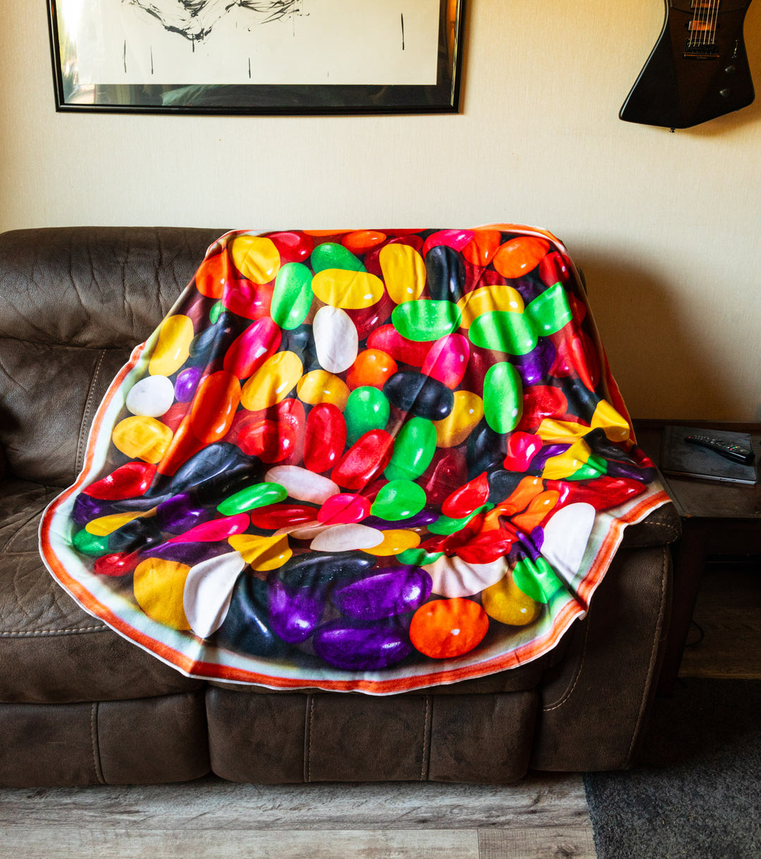 Realistic Jelly Bean Throw - Novelty Blanket