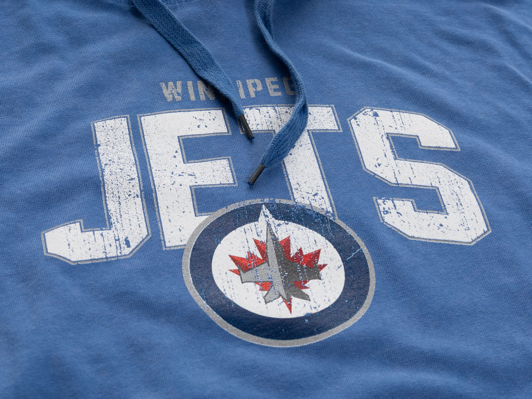 Official NHL licensed Winnipeg Jets Unisex Acid Wash Hoodie