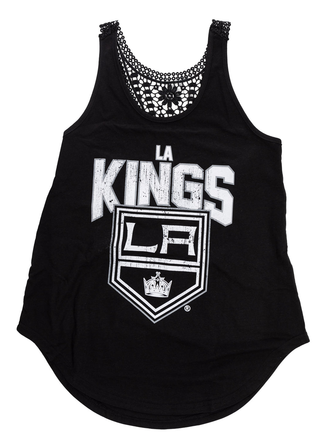 Los Angeles Kings Ladies "Distressed" Lace Flowy Tank Top