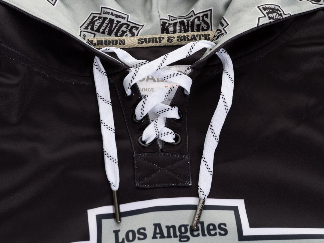 Official NHL Licensed Los Angeles Kings Hockey Lace Hoodie