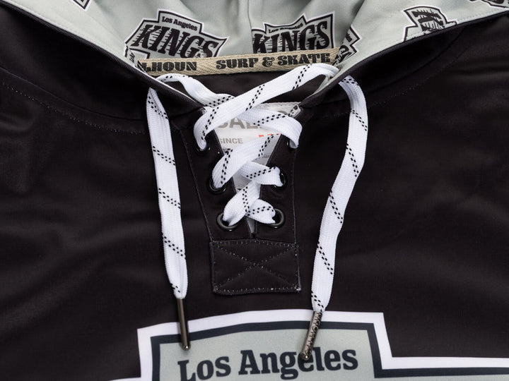 Official NHL Licensed Los Angeles Kings Hockey Lace Hoodie