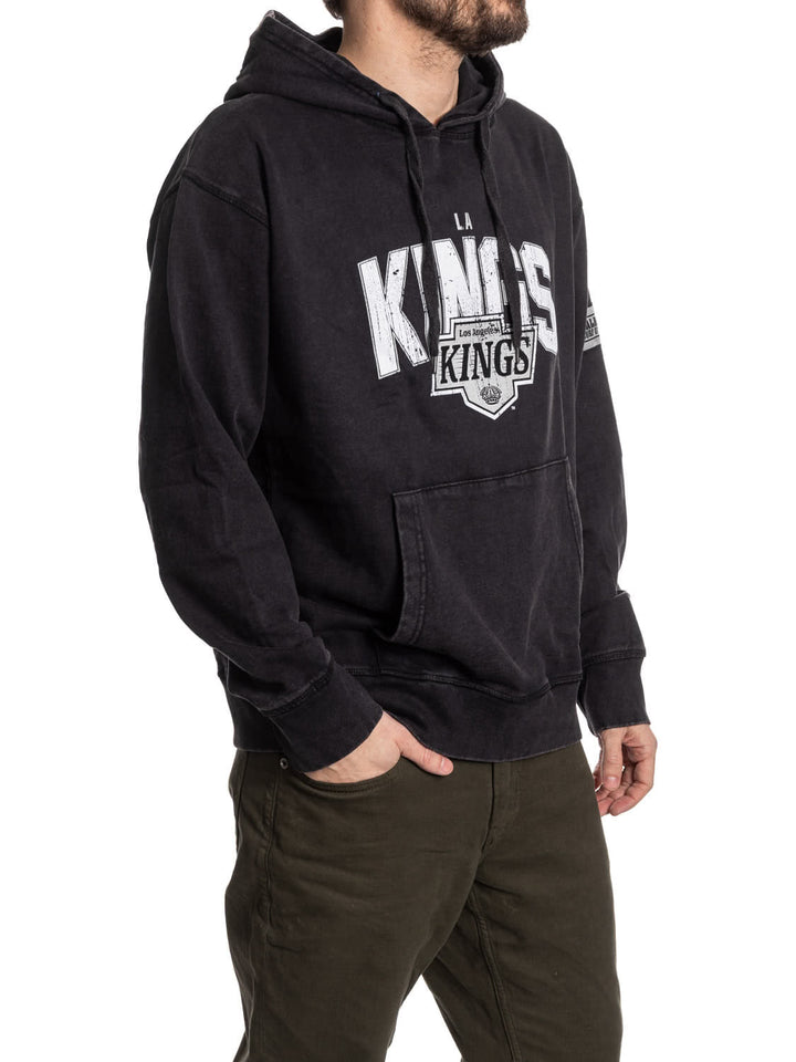 Official NHL licensed Los Angeles Kings Unisex Acid Wash Hoodie