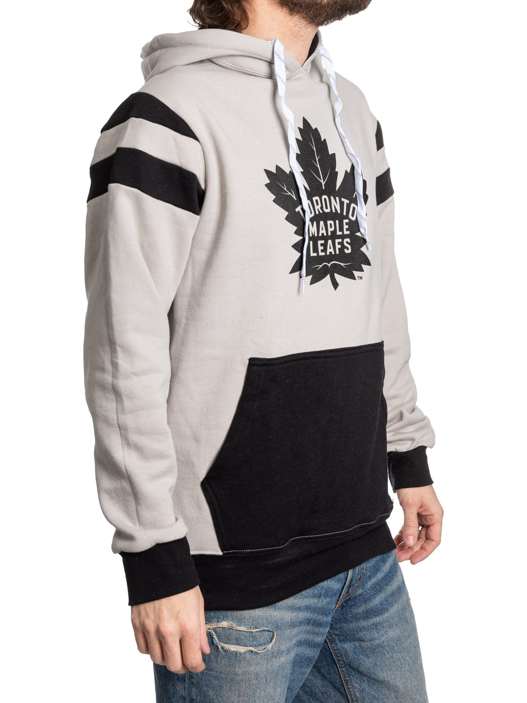 NHL Toronto Maple Leafs Grey Scale Varsity Hoodie