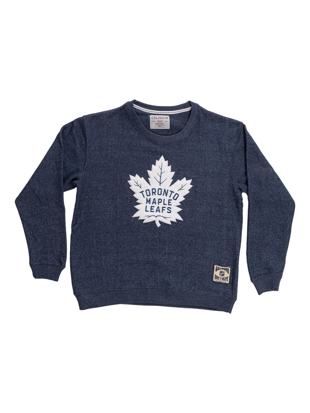 Toronto Maple Leafs NHL Unisex Cabin Crew Neck Sweater with Chenille logo