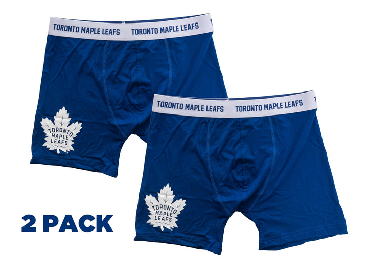 Official NHL Toronto Maple Leafs Bamboo Boxer Briefs 2pk