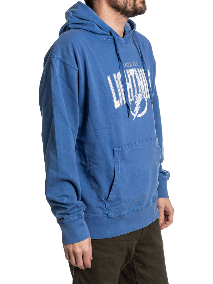 Official NHL licensed Tampa Bay Lightning Unisex Acid Wash Hoodie