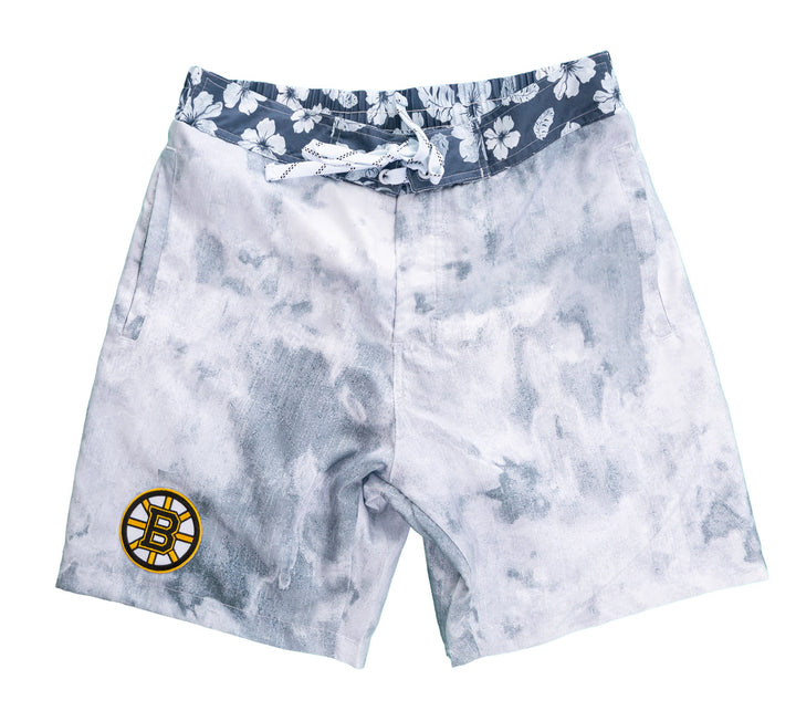 Boston Bruins Grey Watercolour Boardshorts for Men