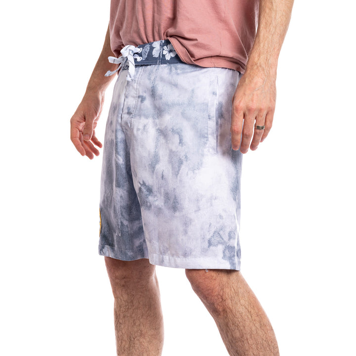 Boston Bruins Grey Watercolour Boardshorts for Men