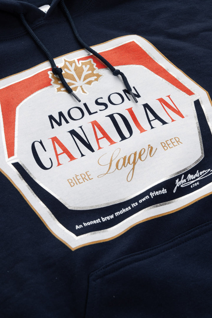 Molson Canadian Retro Logo Pullover Hoodie