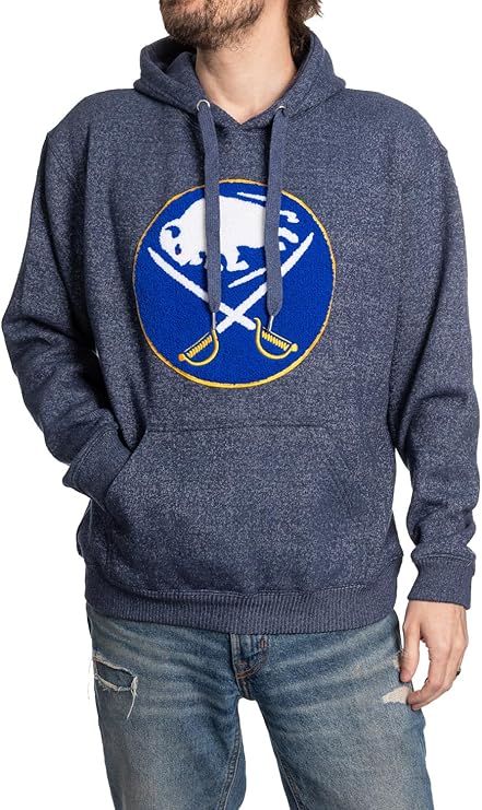 NHL Buffalo Sabres Unisex Nantucket Hoodie with Chenille Logo Crest
