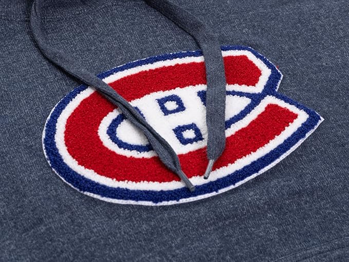NHL Montreal Canadiens Unisex Nantucket Hoodie with Chenille Logo Crest