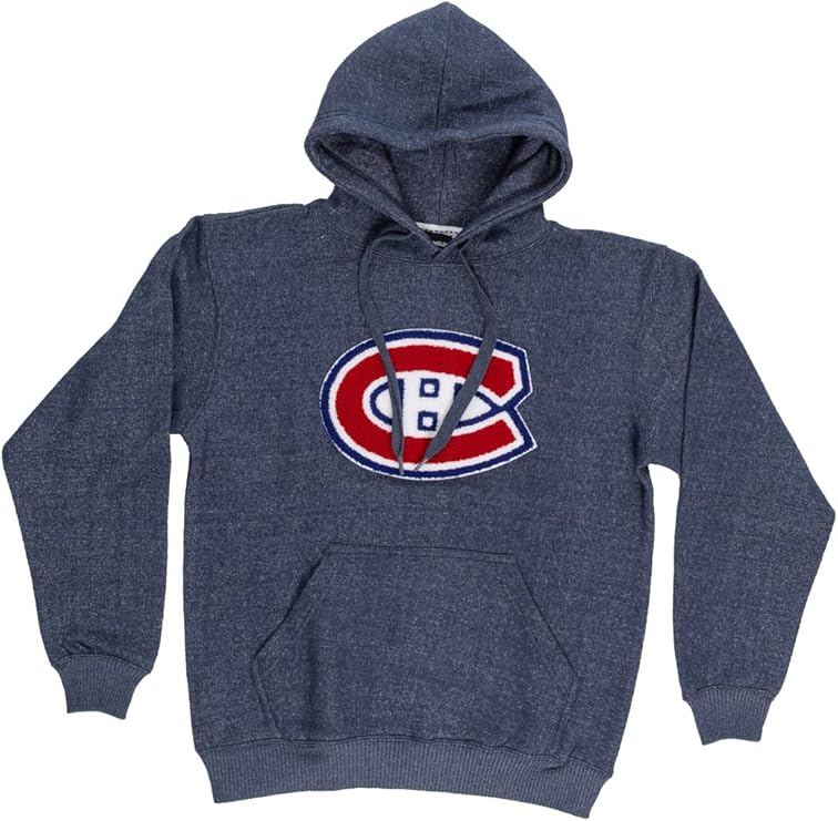 NHL Montreal Canadiens Unisex Nantucket Hoodie with Chenille Logo Crest