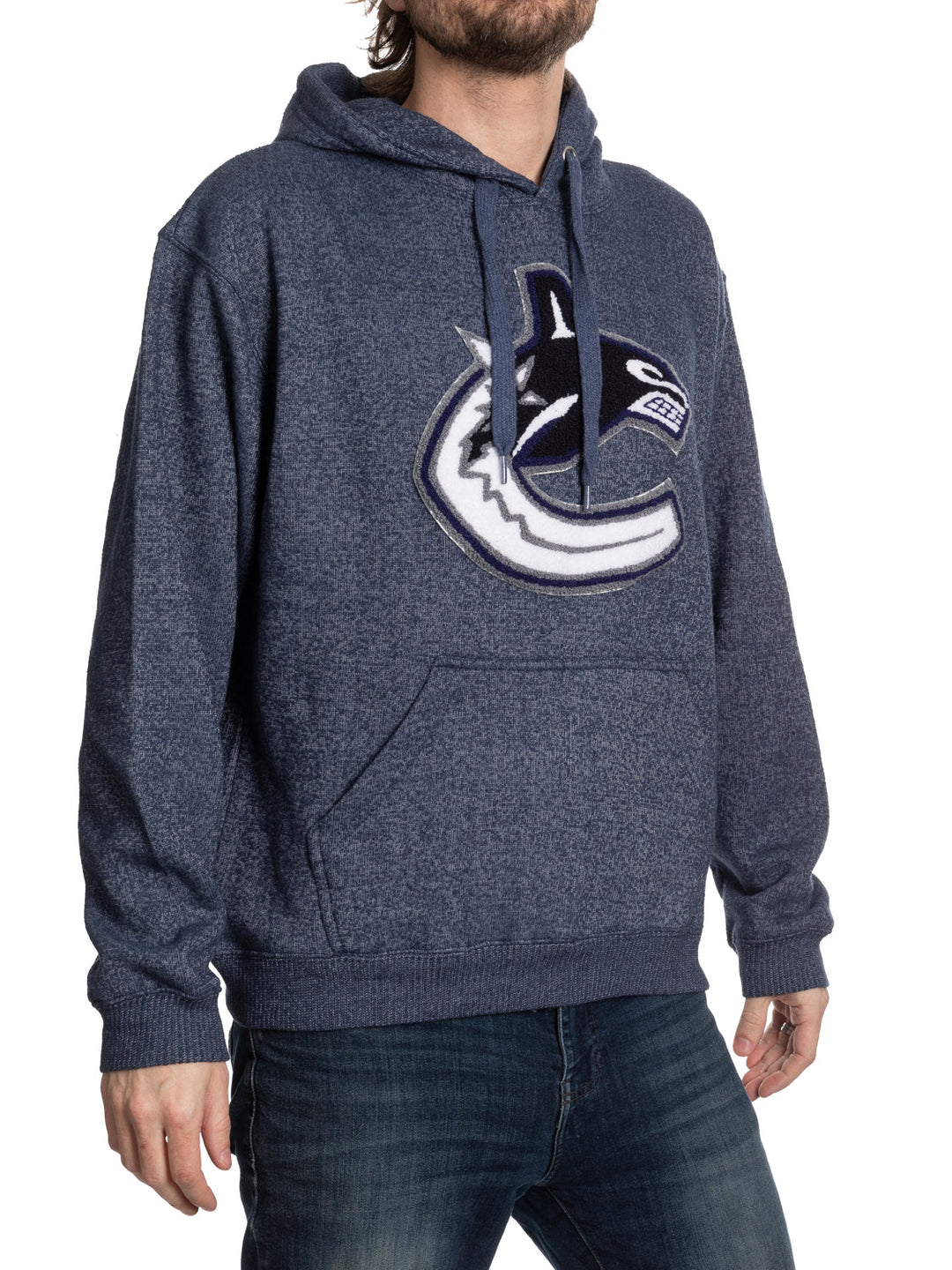NHL Vancouver Canucks Unisex Nantucket Hoodie with Chenille Logo Crest