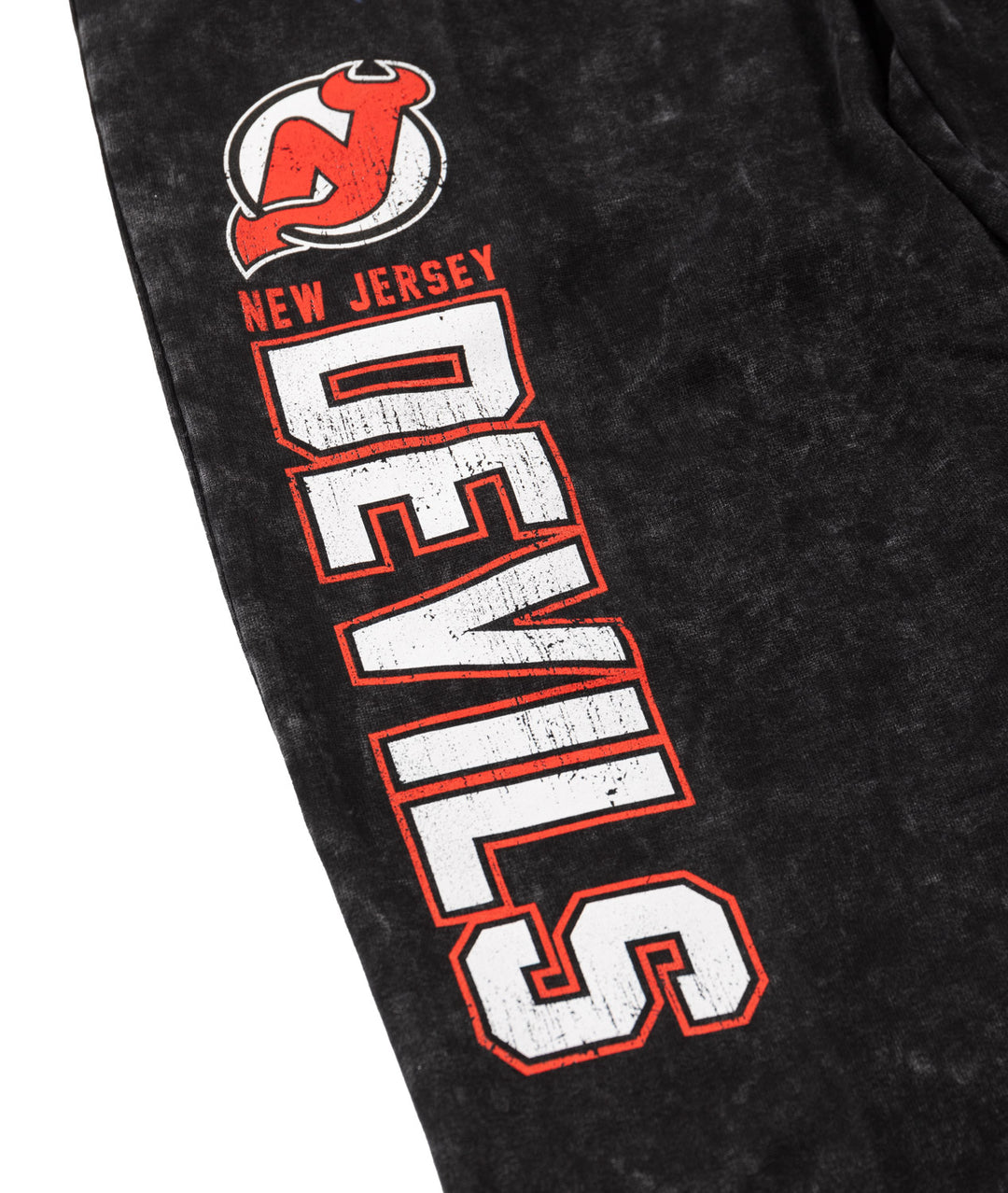 Official licensed NHL New Jersey Devils Acid Wash Joggers