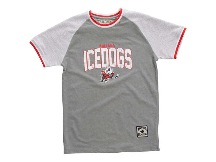 Niagara Ice Dogs Reverse Terry Short Sleeve Shirt
