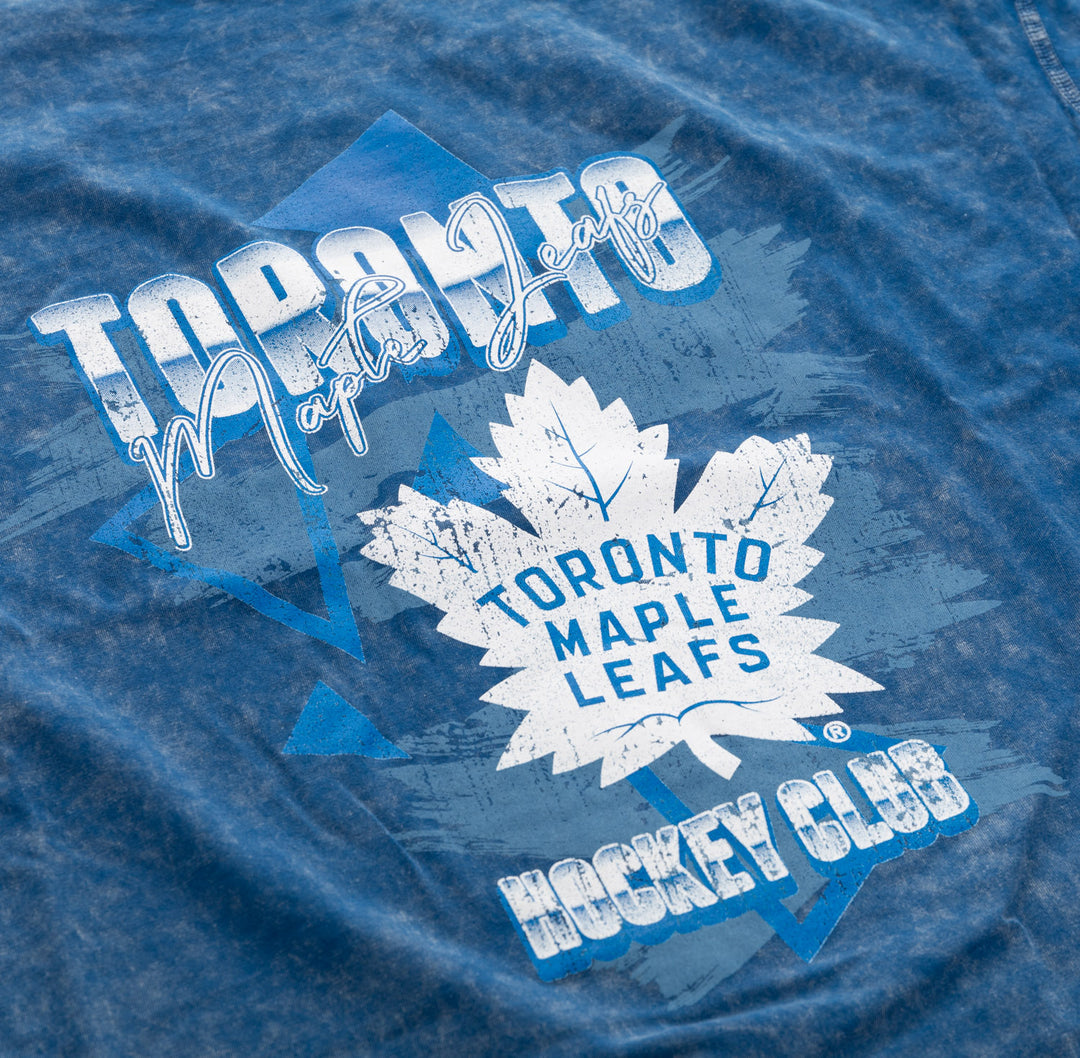 Retro Toronto Maple Leaf Oversized Drop Shoulder Vintage Crewneck Short Sleeve T-shirt