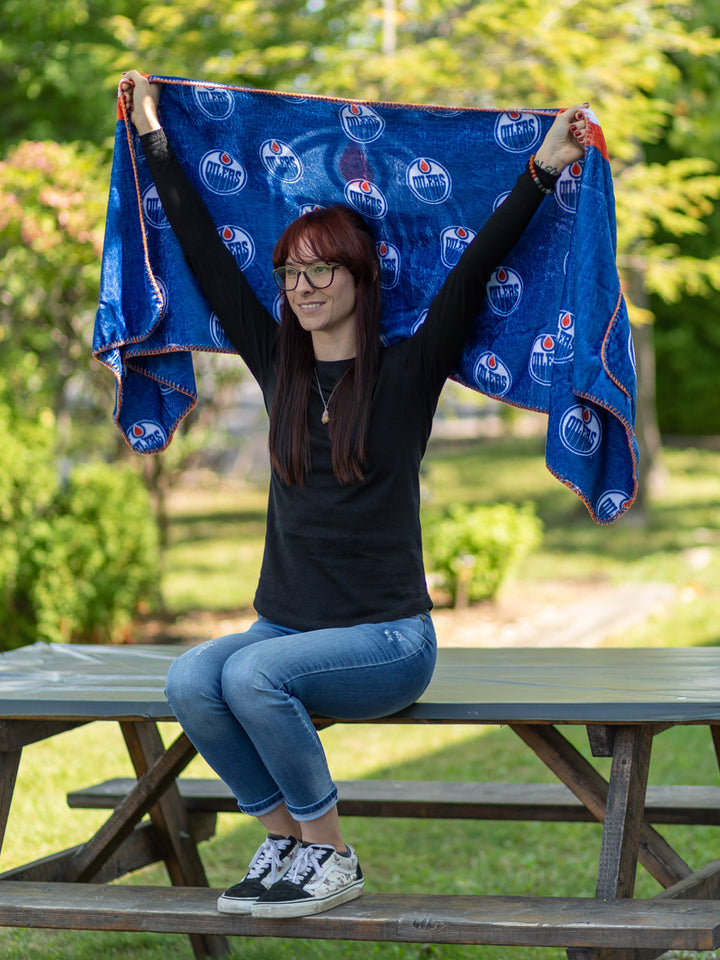 Official Licensed NHL Edmonton Oilers Reversible Arena Wrap
