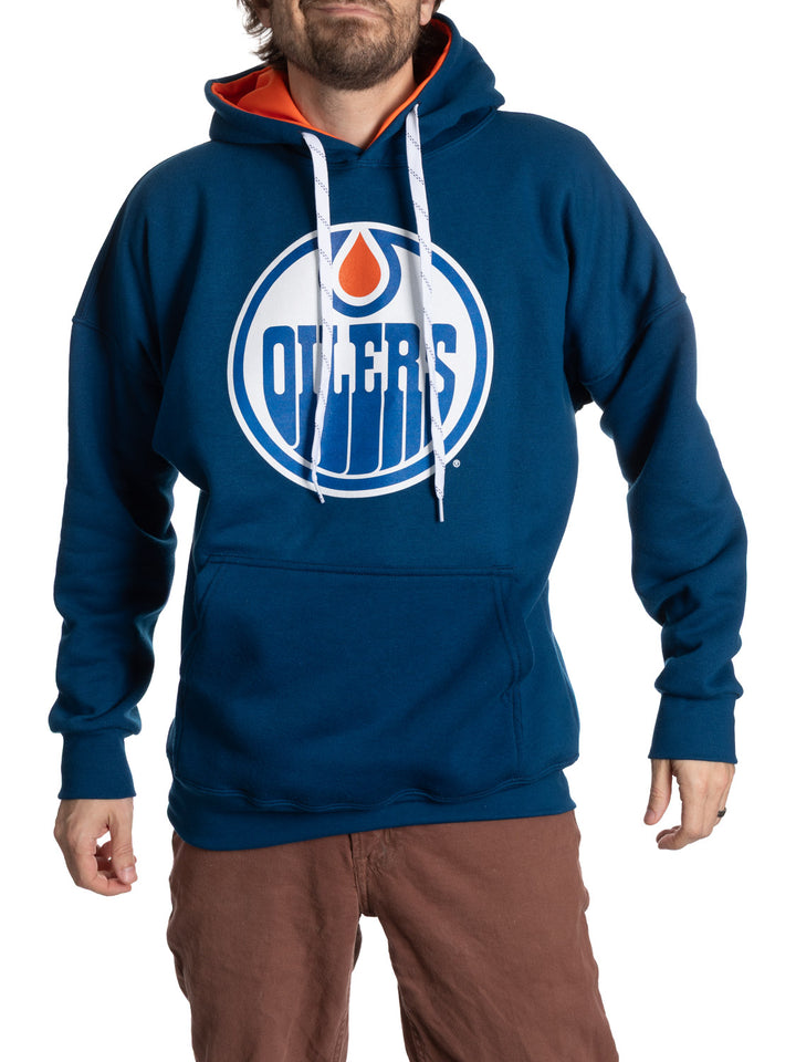 Arm to Arm Calhoun NHL Licensed Edmonton Oilers Ultimate Fan Hoodie
