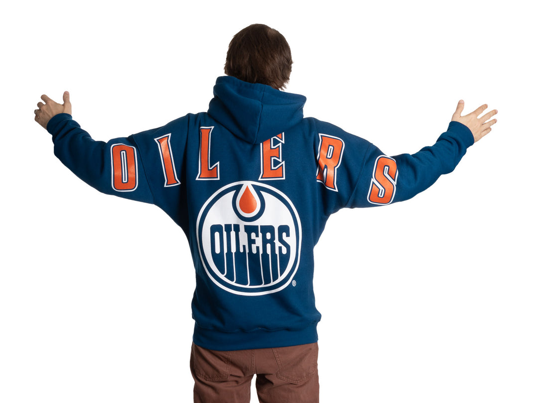 Arm to Arm Calhoun NHL Licensed Edmonton Oilers Ultimate Fan Hoodie