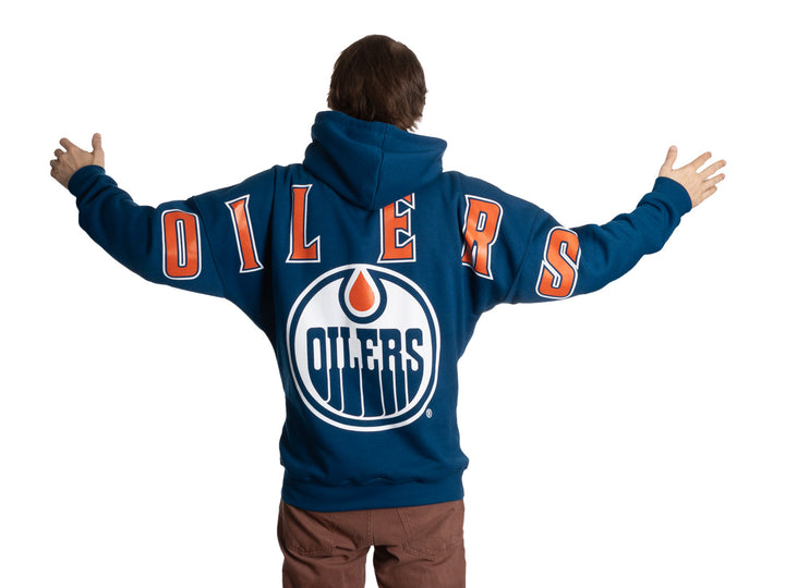 Arm to Arm Calhoun NHL Licensed Edmonton Oilers Ultimate Fan Hoodie