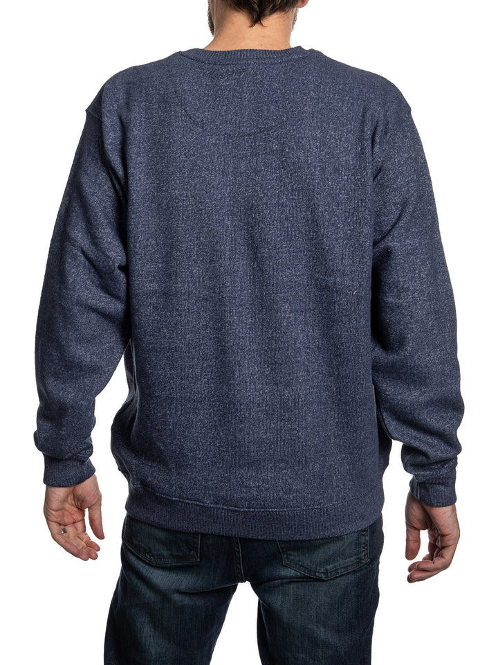 Edmonton Oilers NHL Unisex Cabin Crew Neck Sweater with chenille logo