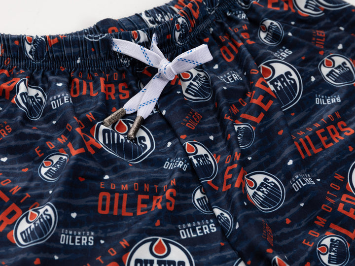 Official Licensed NHL Edmonton Oilers Ladies Lounge Shorts