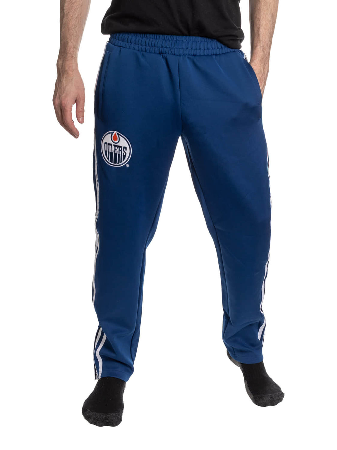 Edmonton Oilers Striped Training Pants for Men