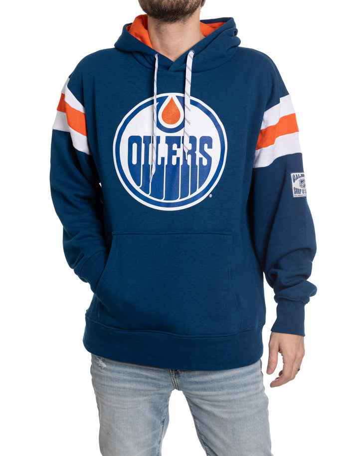 Edmonton Oilers Varsity Retro Style Hoodie