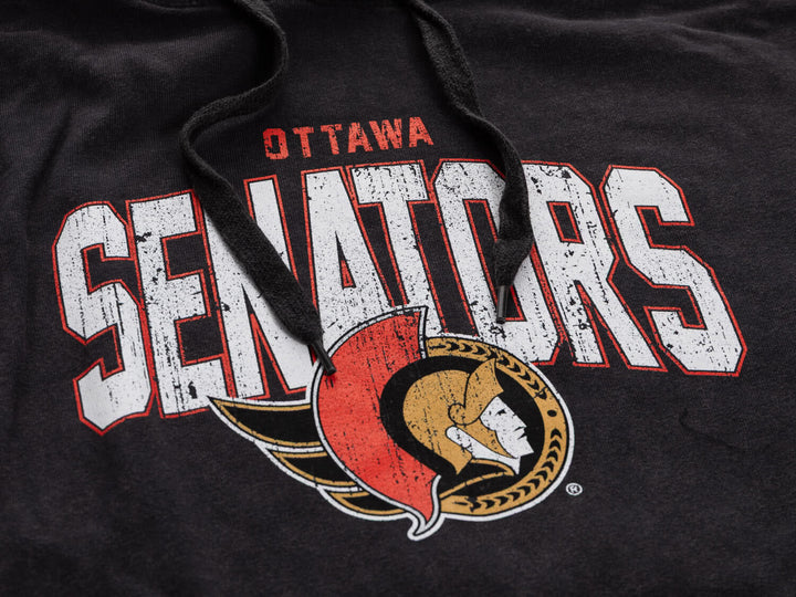 Official NHL licensed Ottawa Senators Unisex Acid Wash Hoodie