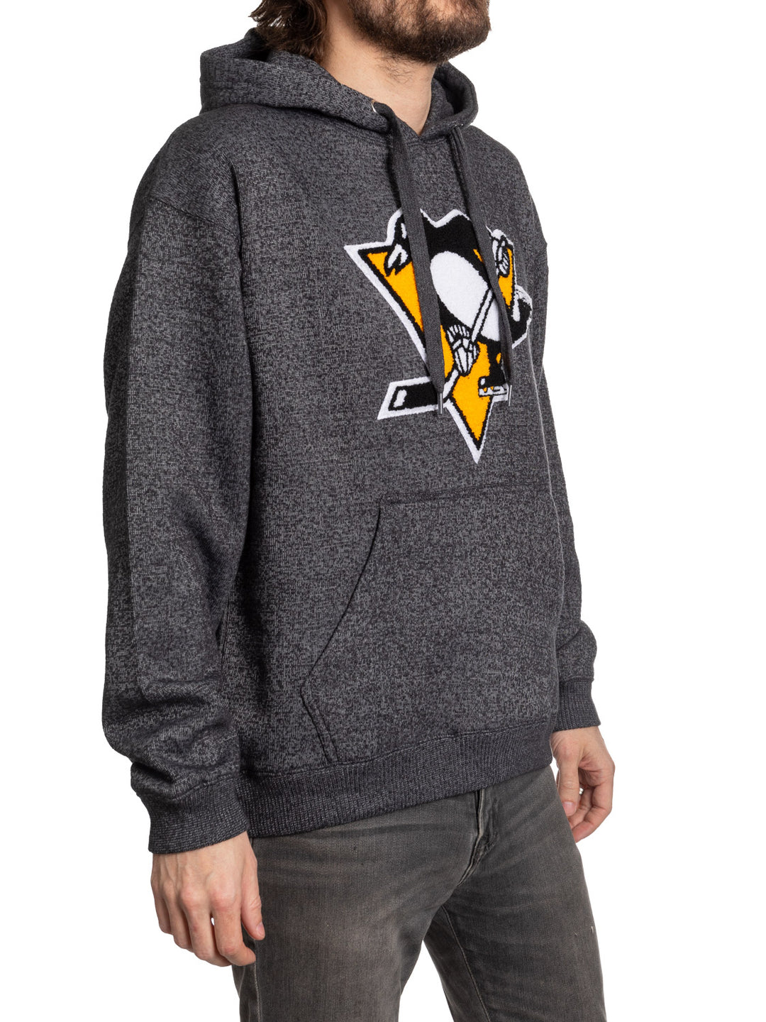 NHL Pittsburgh Penguins Unisex Nantucket Hoodie with Chenille Logo Crest