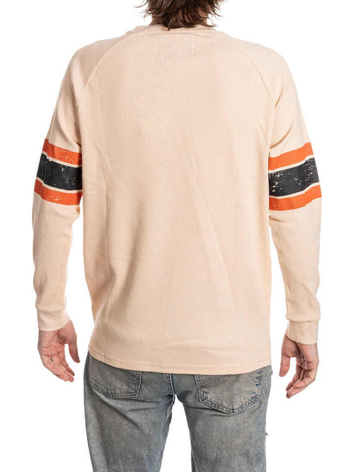 Official Licensed NHL Philadelphia Flyers Long Sleeve Waffle Crewneck