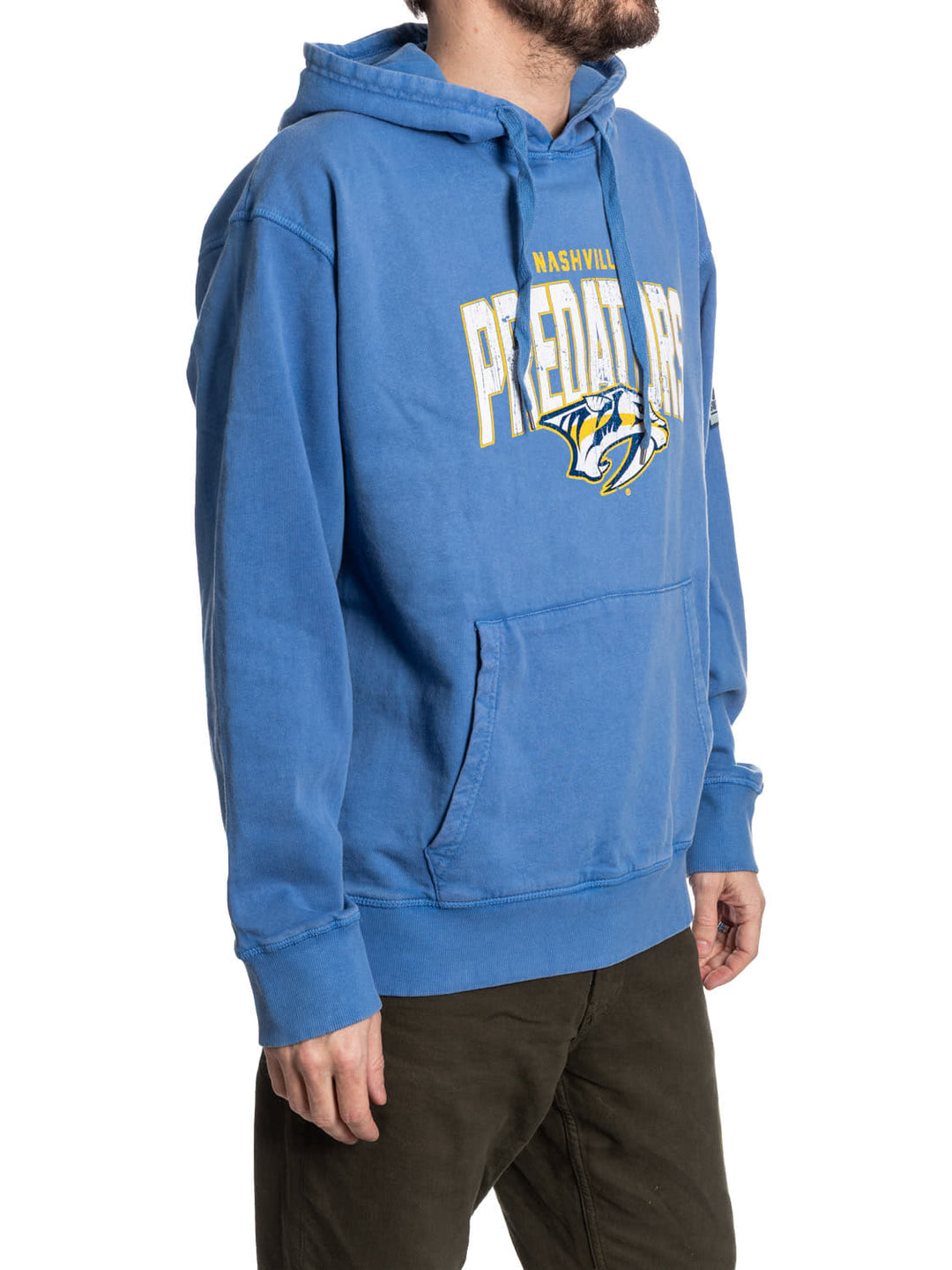Official NHL licensed Nashville Predators Unisex Acid Wash Hoodie