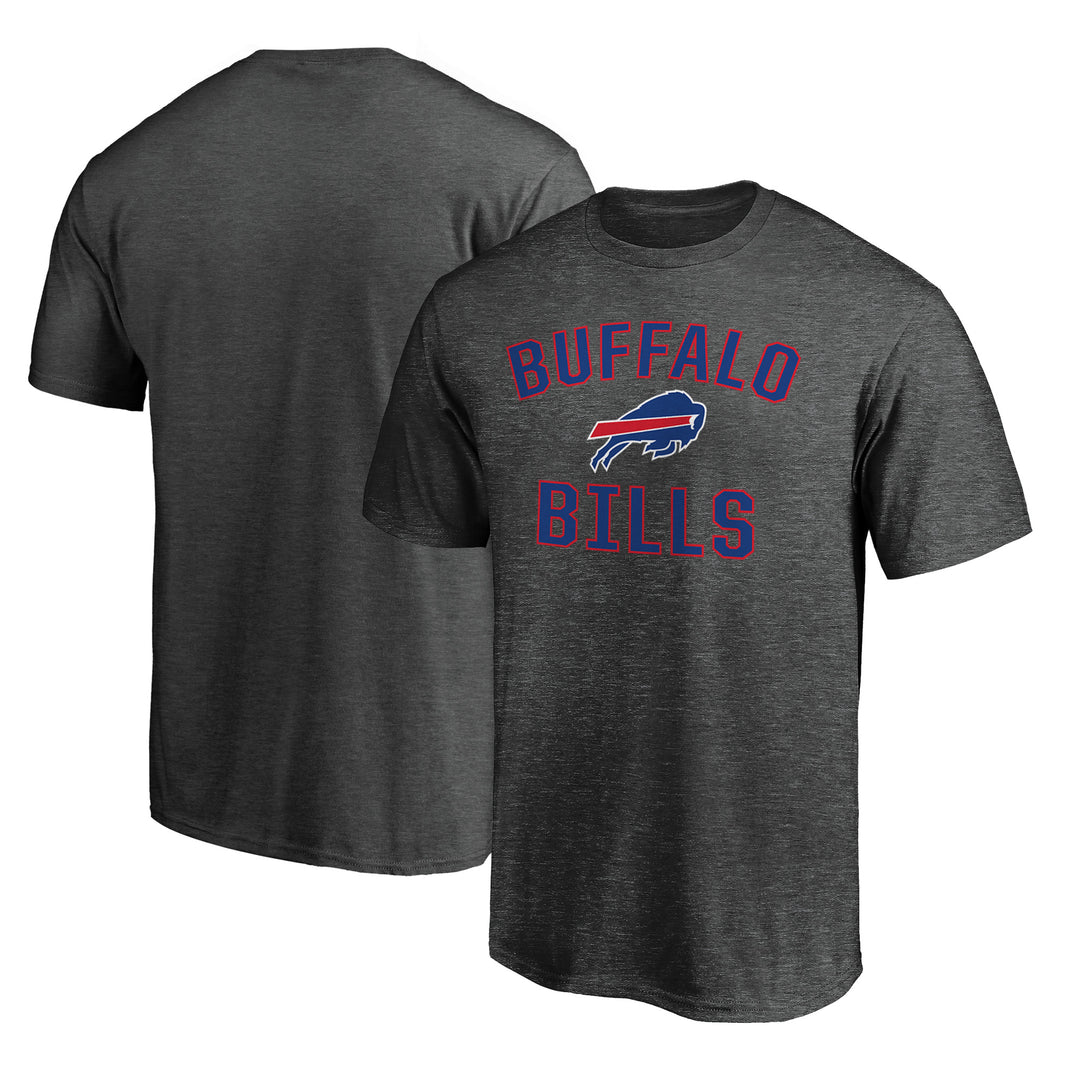 Men's Fanatics Branded Buffalo Bills Victory Arch T-Shirt - Heathered Charcoal