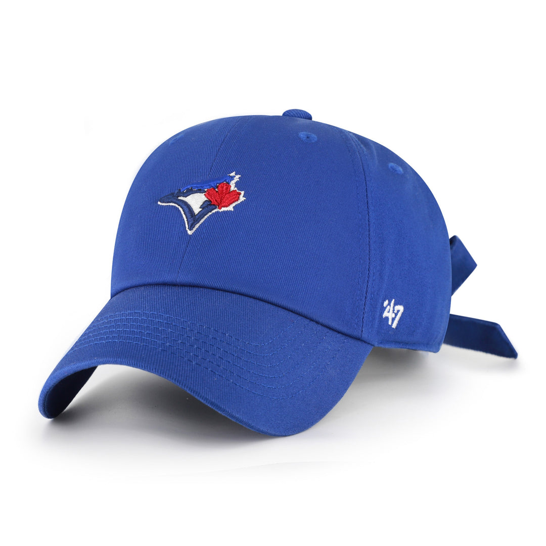 Women's Toronto Blue Jays Bow Back '47 Clean Up Cap in Royal, front view