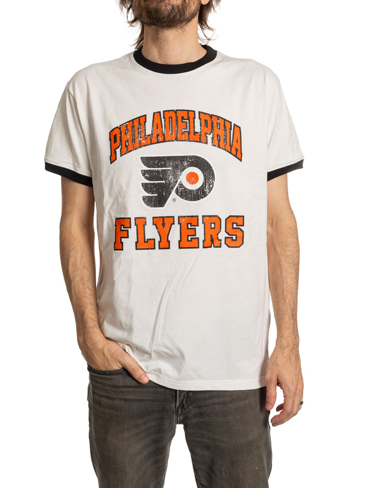 Official NHL Licensed Philadelphia Flyers Ringer T-shirt