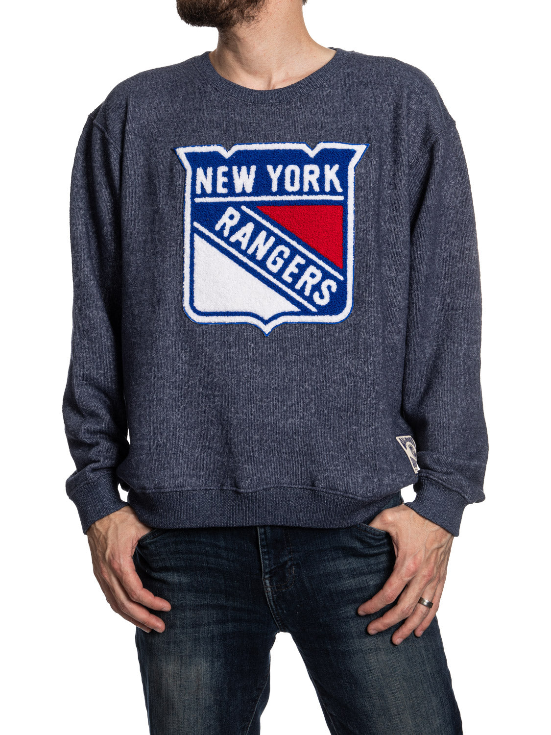 New York Rangers Unisex Cabin Crew Neck Sweater | Official NHL Merch ...