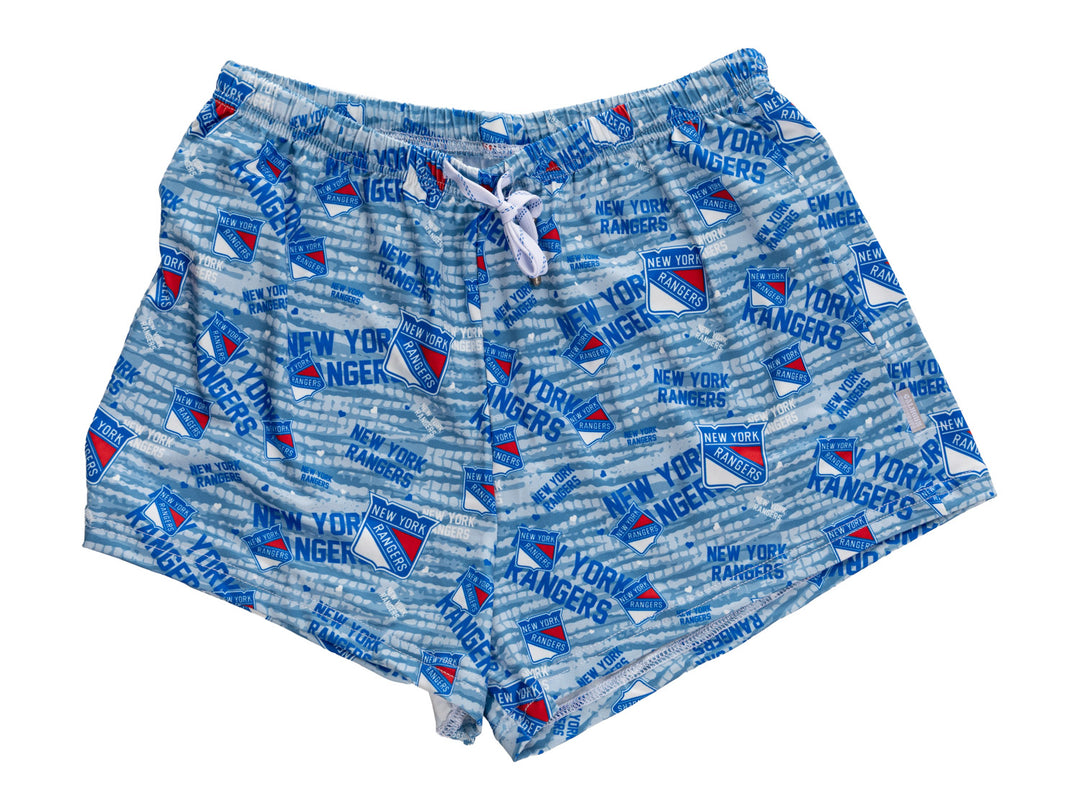 Official NHL Licensed New York Rangers Ladies Lounge Shorts