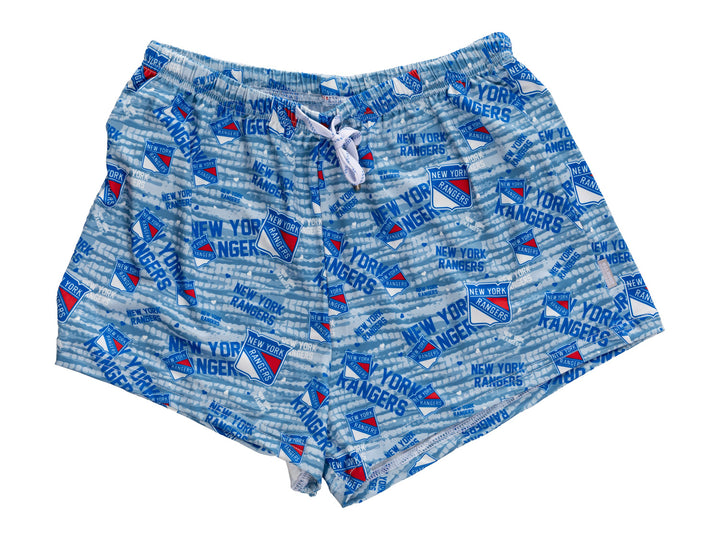 Official NHL Licensed New York Rangers Ladies Lounge Shorts