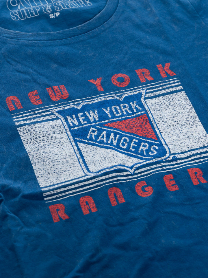 New York Rangers Women's Acid Wash T-Shirt