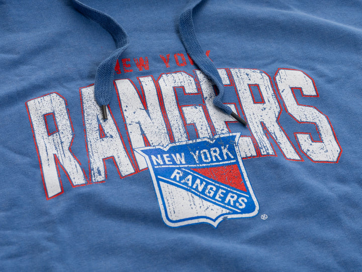 Official NHL licensed New York Rangers Unisex Acid Wash Hoodie