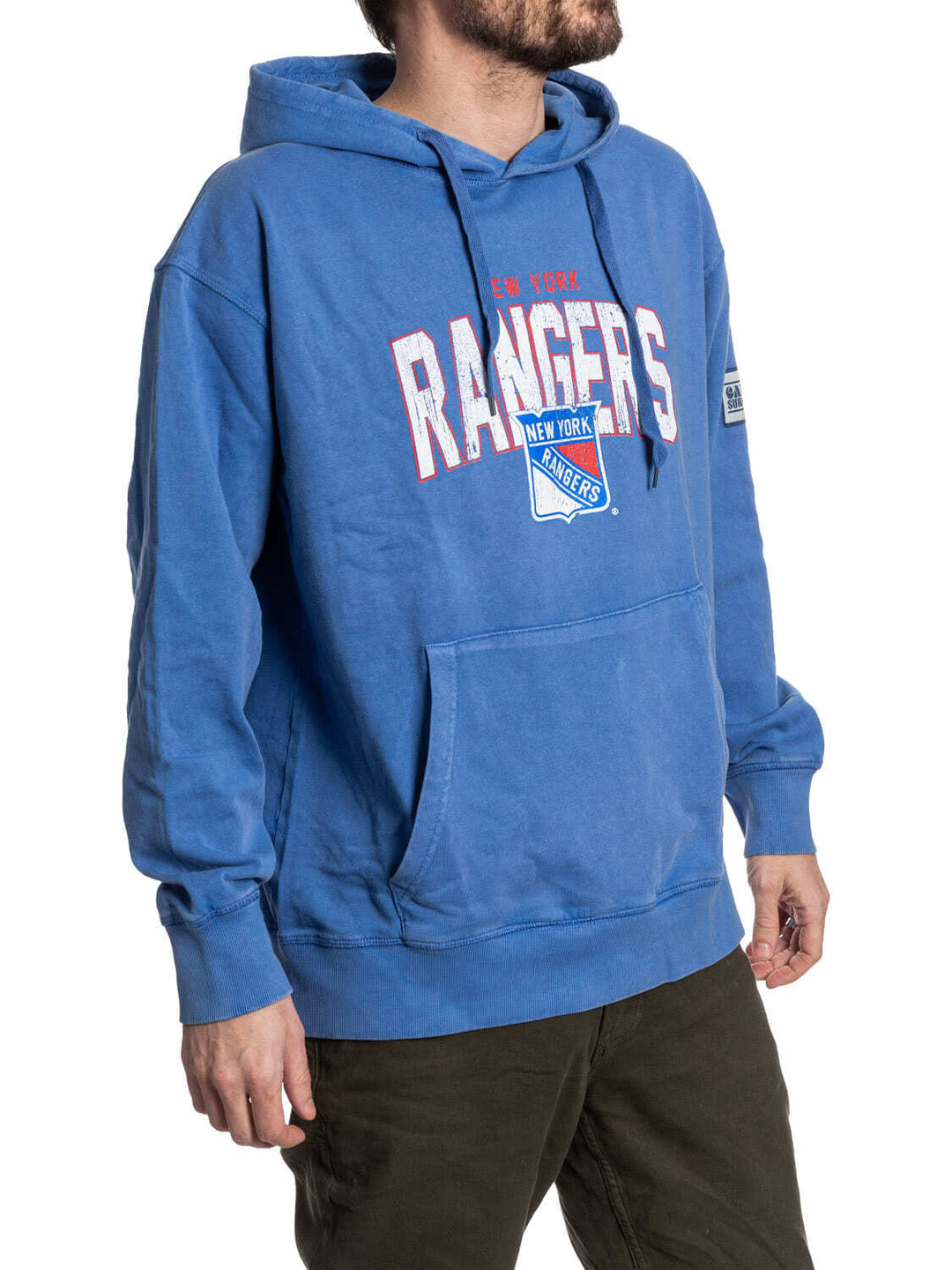 Official NHL licensed New York Rangers Unisex Acid Wash Hoodie