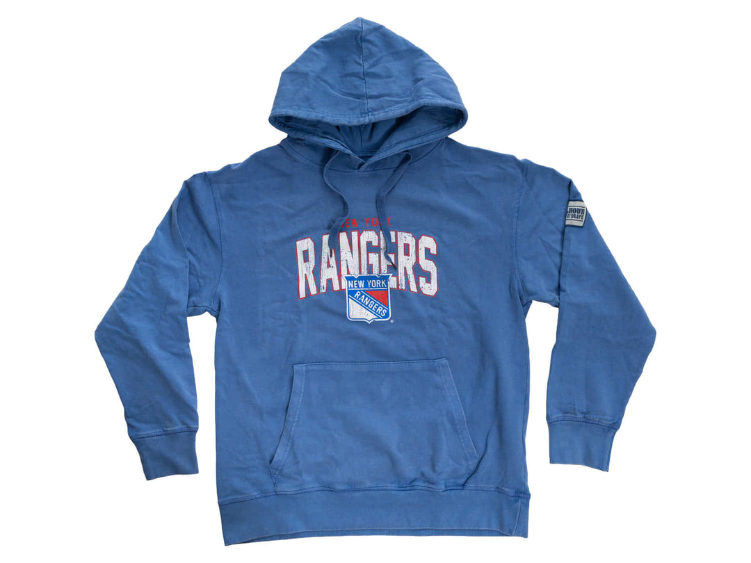 Official NHL licensed New York Rangers Unisex Acid Wash Hoodie