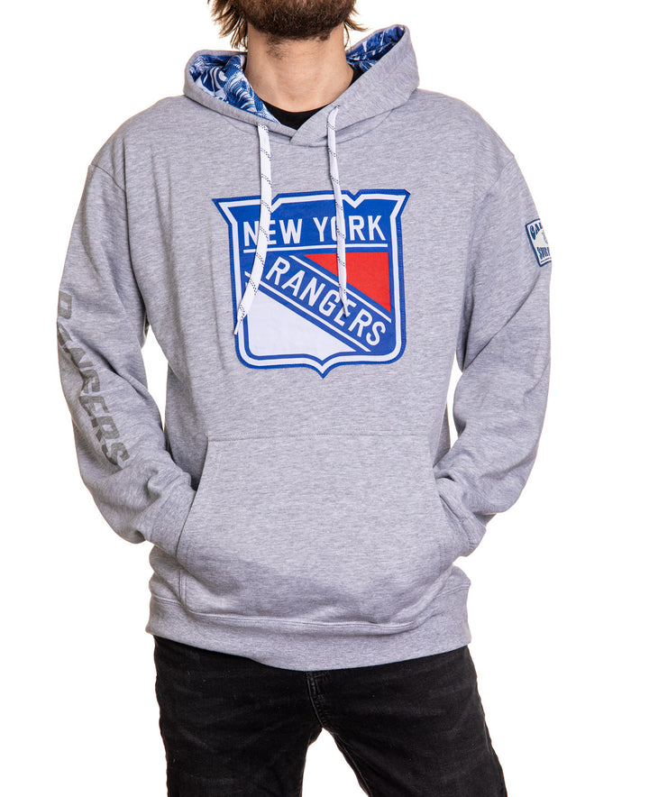 Calhoun Surf and Skate NHL New York Rangers Palm hoodie